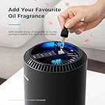 AROEVE Air Purifiers for Bedroom Home, Air Purifier For Smoke Pollen Dander Hair Smell Air Cleaner with Sleep Mode Speed Control For Bedroom Office, MK01- Black(Available for California) - Image 5