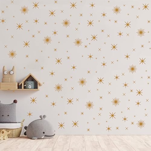 Vinilo Decorativo de Estrellas Doradas ZAIBIANHAO 160pcs miniatura 4