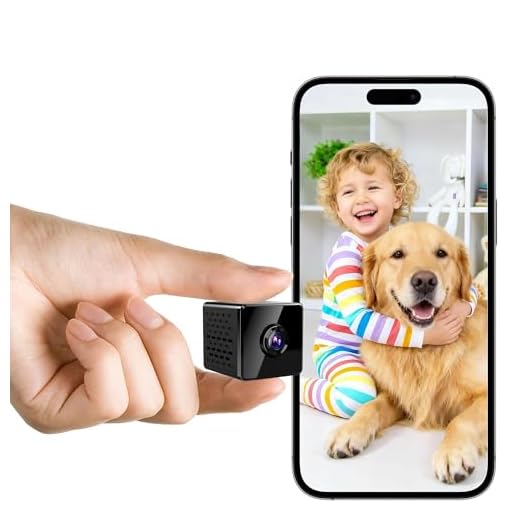 javiscam Mini Kamera inklusive Eurostecker,4K WiFi Überwachungskamera Innen Akku mit Nachtsicht, Kamera überwachung innen mit Bewegungserkennung/Cloud- & SD Speicher/Echtzeit-Video für Haustier,Baby