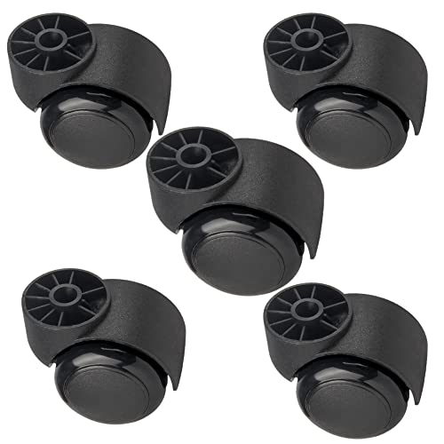 Accessoires de rechange à glissement fluide avec ces roulettes noires de 2 pouces - 2