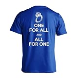 [アートワークスコウベ] ラグビー Tシャツ 半袖 練習着 ドライ ONE FOR ALL AND ALL FOR ONE ラグビー ユニセックス M コバルトブルー