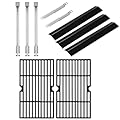 15202029 Grill Grates Heat Tent Grill Burner Replacement Parts for Oklahoma Joe 1767150 Charcoal Grate Longhorn Smoker Accessories 16202046 12201767 14201767 18202083 Cooking Grids Heat Plate Shields
