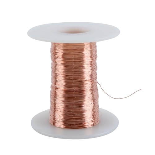 ACOLY Kupferlackdraht, isolierte Kupferspule, Lackdraht 0,3 mm, 100 m