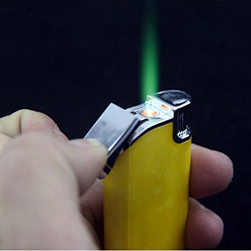 Mr Teck 1PC Trick Electric Shock Lighter Prank Toy Cigarette Lighter Without Gas Random Color