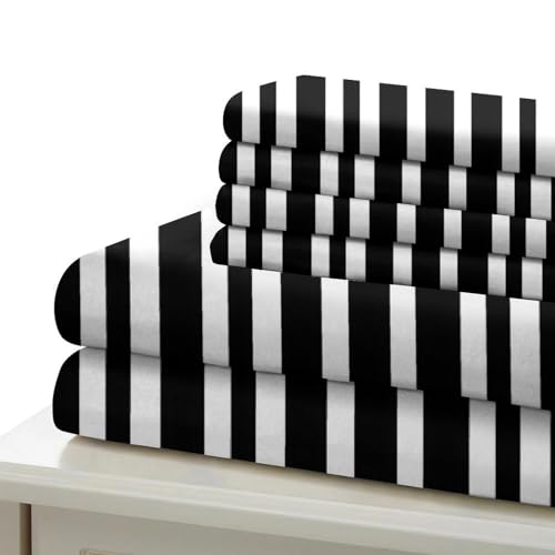 Linge de lit microfibre de qualité supérieure avec imprimé 3D au style minimaliste - 7