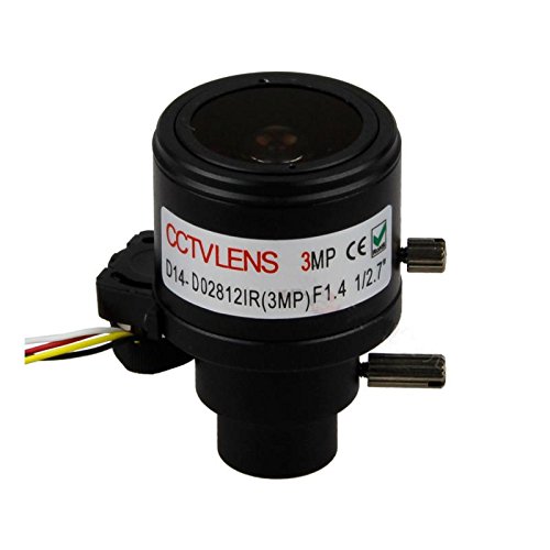 Amazon.com: Quanmin 2.8-12mm CCTV Camera Lens, 3 Megapixel 1/2.7