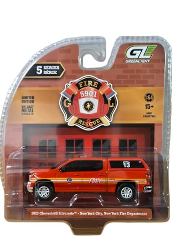 Greenlight 1:64 Fire & Rescue 2023 Chevy Silverado miniatura 2