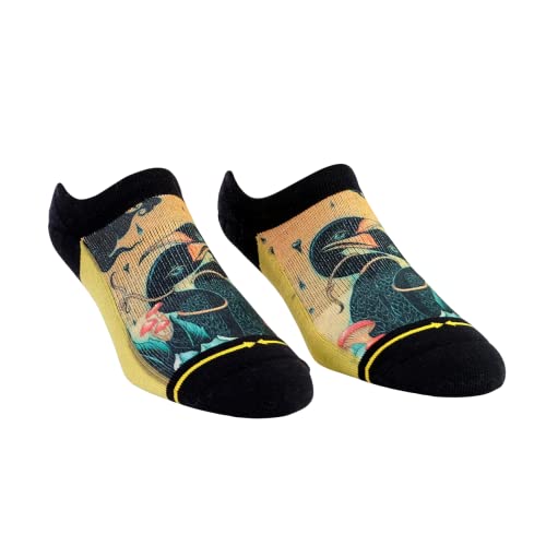 MERGE4 Umijoo Birds No Show Socks for Men and Women Ankle Height Non Slip Comfortable Socks