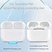 OLEBAND Replacement for Airpods Pro 2&1 Charging Case:Easy to Pair Your Air pods Pro Earbuds with Pairing Button,Support Both Wired and Wireless Charging,for iPods Pro 1st/2nd Gen(White)