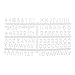 Misright Plastic Letter Board Letters Characters for Felt Letter Board Used As Photo Clips for Changeable Letter Board