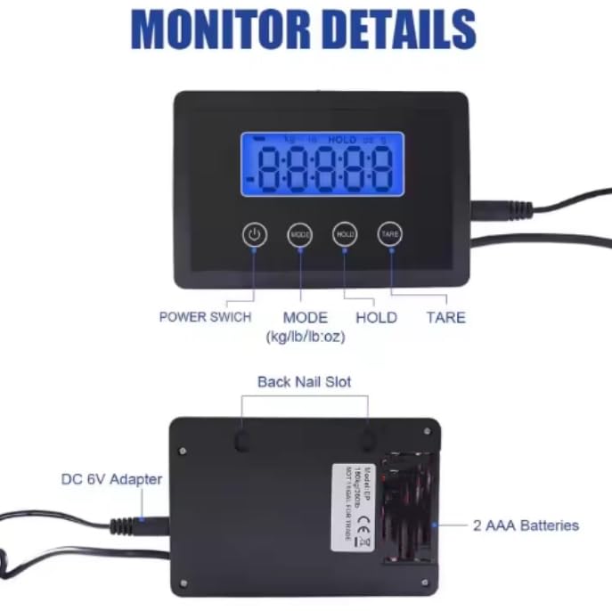 180kg 50g Postal Weight Scale Digital Weight ShippingPostal Luggage Travel Scale