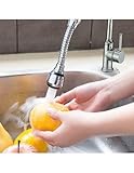 ★【Cabezal de ducha articulado】con el adaptador grifo cocina, puede combinar el grifo con la ducha de mano del fregadero para reducir el trabajo de limpieza. La manguera flexible permite un excelente ajuste de la boquilla y simplifica la limpieza de un fregadero de cocina de 1 tazón o fregadero de cocina de 2 senos y platos grandes.que desees.
