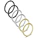 Ruifan 3prs Non Pierced Stainless Steel Clip on Closure Round Ring Fake Nose Lip Helix Cartilage Tragus Ear Hoop 20G 8mm Mix Color