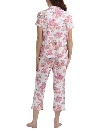 Image of Karen Neuburger Women's Short Sleeve Girlfriend Capri Pajama Set