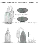 WATERFLY Brusttasche Schultertasche Umhängetasche Herren Klein Männerhandtasche Sling Bag Damen Tasche Messenger Crossbody Bag Crossbag für Outdoor-Sportarten Reise Radfahren Wandern