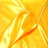 glanz satin bettwäsche gold Dieser Satin-Stoff, auch Faschingsseide genannt, ist seidig glänzend, hat einen weichen Griff, fällt fließend und ist blickdicht. Die Rückseite ist matt. Er ist strapazierfähig, farbecht, pflegeleicht und bereits vorgewaschen. Läuft also nicht mehr ein . Waschbar bei 40° C, trocknergeeignet und bügelleicht.