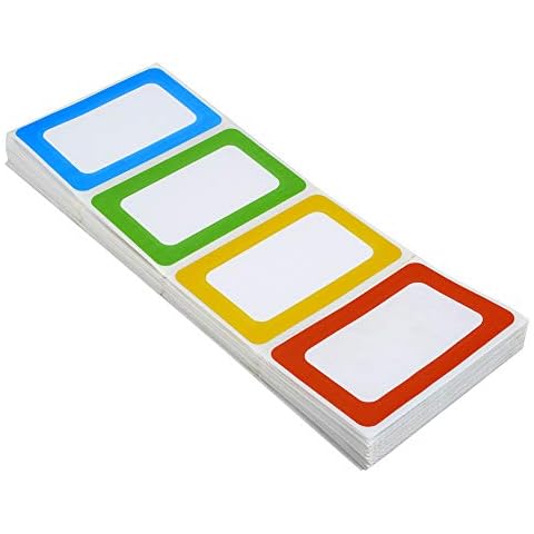 Solar-Power Colorful Name Tag Stickers Cover