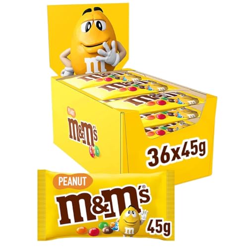 M&M'S PEANUT - Bonbons Chocolat au Lait & Cacahuètes -