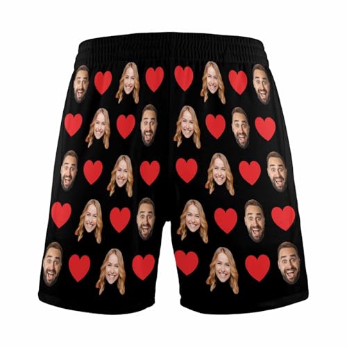 Custom Face Pajama Pants Personalized Pajama Shorts for Men, Men's Pajama Bottoms with Photo, Mens Shorts PJ Pants4