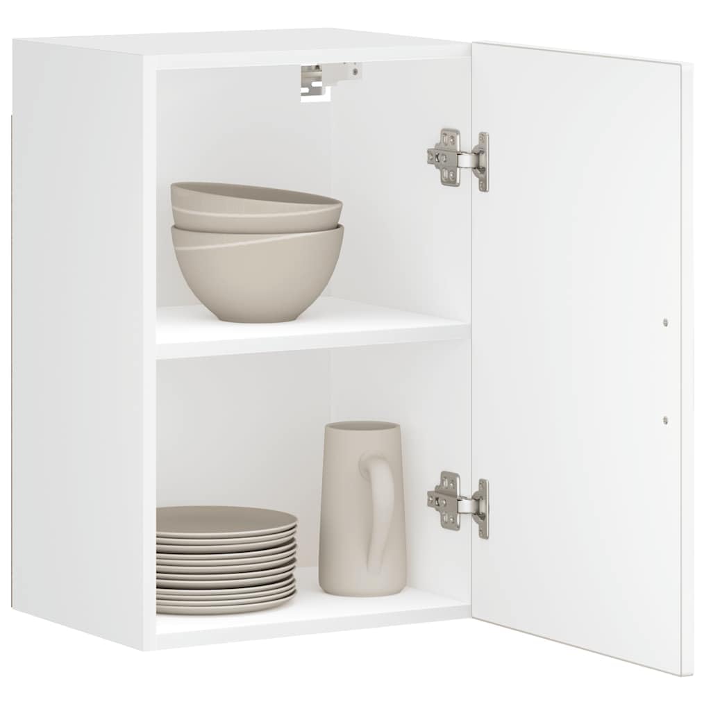 Küchen-Hängeschrank Porto Hochglanz-Weiß aus Holzwerkstoff 40x31x60 cm Wandschrank mit viel Stauraum für Geschirr Teller Tassen und Küchenutensilien vielseitiger Vorratsschrank für Küche und
