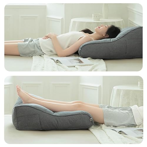AKYLDI Almofadas de suporte para sentar na cama, almofada de leitura de cama, suporte de costas, alm