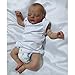 CLXFDJ 49 cm Newborn Baby Realistica Reborn Doll Morbido Silicone Corpo di Stoffa Bambola Regali per Bambini Pelle Dipinta 3D con Vene Strati Multipli