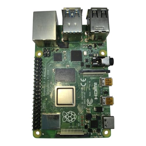 Image of METAPOD Raspberry Pi 4 Model B, 4GB RAM, Quad-Core Cortex-A72, Dual 4K HDMI, Wi-Fi, Bluetooth, Gigabit Ethernet, USB 3.0 Single Board Computer