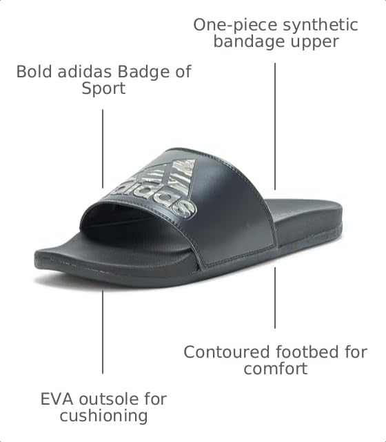 Image of adidas unisex-adult Adilette Comfort Slide Sandal