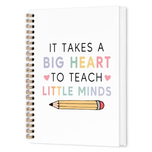 Carnet à spirale avec motif cœur le cadeau utile pour la rentrée scolaire
