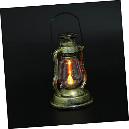 MAGICLULU Vintage Petroleumlampe Aus Metall Kreative Kerosin Handlampe Für Haushalt Festivaldekoration Kompakt Mit Tragegriff Und Wandhalterung Bar...