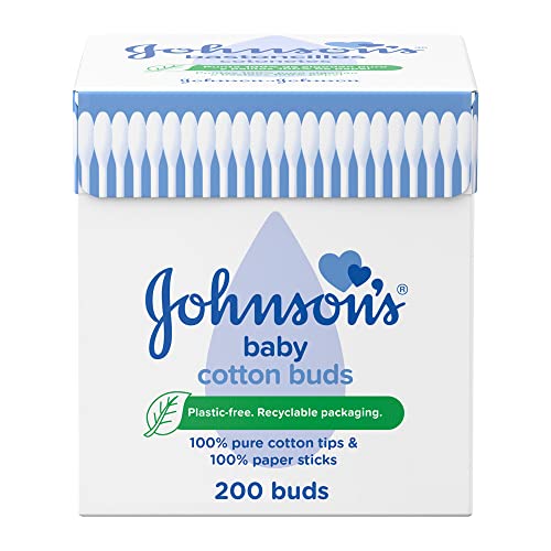 Image of Johnson's Baby Cotton Buds - 1 X 200 Drum