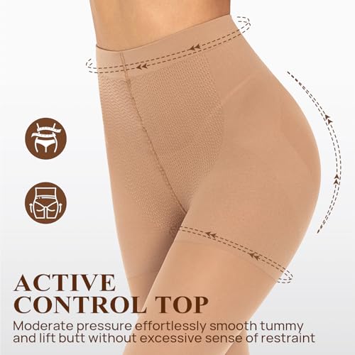 MANZI Compression Tights for Women Shaping Firm Support Pantyhose 50 Denier Pack of 13