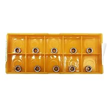 GBJ 10Pcs RCMT0602M0 NC2525 R3 for SRDCN SRACR SRGCR Lathe Turning Holders Lathe Turning & Profiling Tool Holder for Round Carbide Inserts RCMT06 RCMT0602M0 Ceramic Inserts