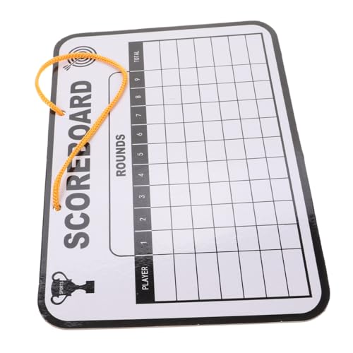 Cartas de puntuación para golf tablero borrable portátil miniatura 1