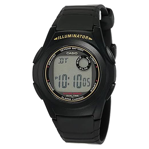 Casio Herren-Armbanduhr aus Silikon, Grau, F-200W-9ADF, Riemen