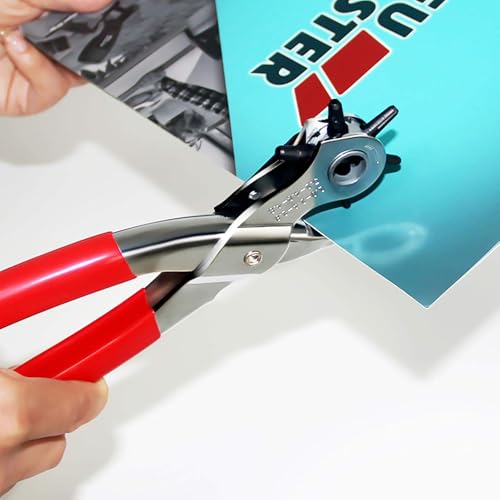 Image of Eyelet Setting Pliers VAGHASIYA 5 /32 inch Grommet，Hole Punches from 5 /64 inch to 3 /16 inch (5 /64 inch to 3 /16 inchHole Punches)