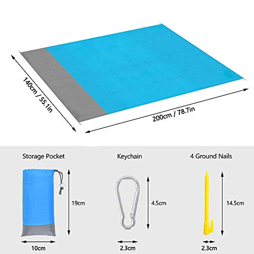 Homened - Coperta impermeabile da spiaggia