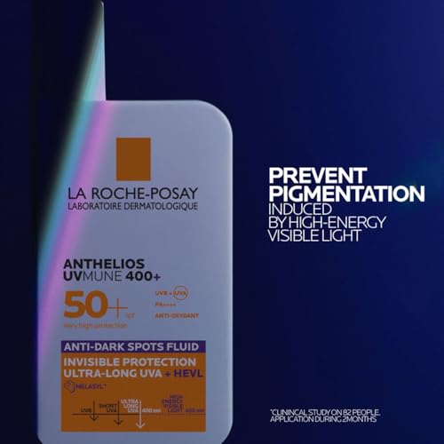 Image of La Roche-Posay Anthelios UVMune Anti-Dark Spot Fluid Sunscreen SPF50+, 50ml | SUN PROTECTION WHILE TARGETTING DARK SPOTS & HYPERPIGMENTATION, ULTRA-LONG UVA PROTECTION, LIGHTWEIGHT SPF 50+ FORMULA