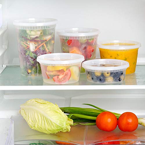 Confezione da 25 contenitori per alimenti in