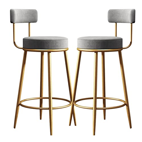 Tabourets de bar avec repose-pieds et dossier pour éviter le mal de dos - 2