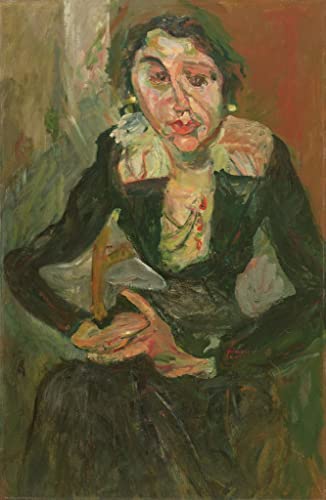 Affiche toile la robe verte Chaim Soutine grand format pour habiller un mur vide 60x90