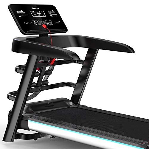 Image of Treadmill Walking Multifunctional Household Electric Treadmill, Small Fitness Equipment, Mini Folding, Bluetooth Speakers High-Definition LED Display