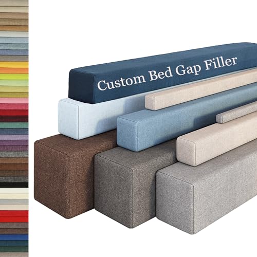 WANGLIUpeers Custom Size Bed Gap Filler,Mattress Extender for HeadboardGap,Personalised Mattress Wedge Gap Filler for Full/Twin/Queen/King Bed