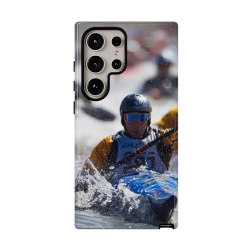 Coque Samsung S24 Ultra Bleu pour Passionnés de Kayak et Sport