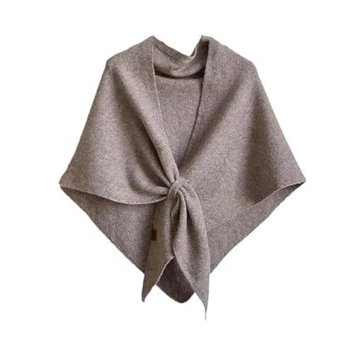Gettoreach Women's Solid Color Shawl,Women's Spring and Summer All-Match Triangle Scarf,Casual Soft Comfortable Shawl