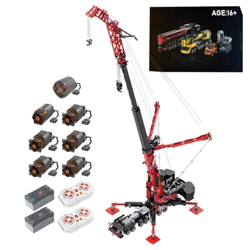 KAROON Technic Kit de construction de dépanneuse, LTM11200 Kit de construction de grue tout-terrain (Version dynamique/6338PCS)