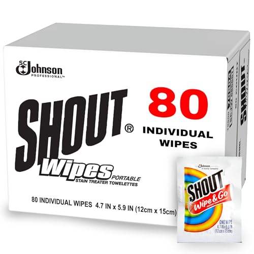 Shout toallitas quitamanchas instantáneo Towelette (80 Count)