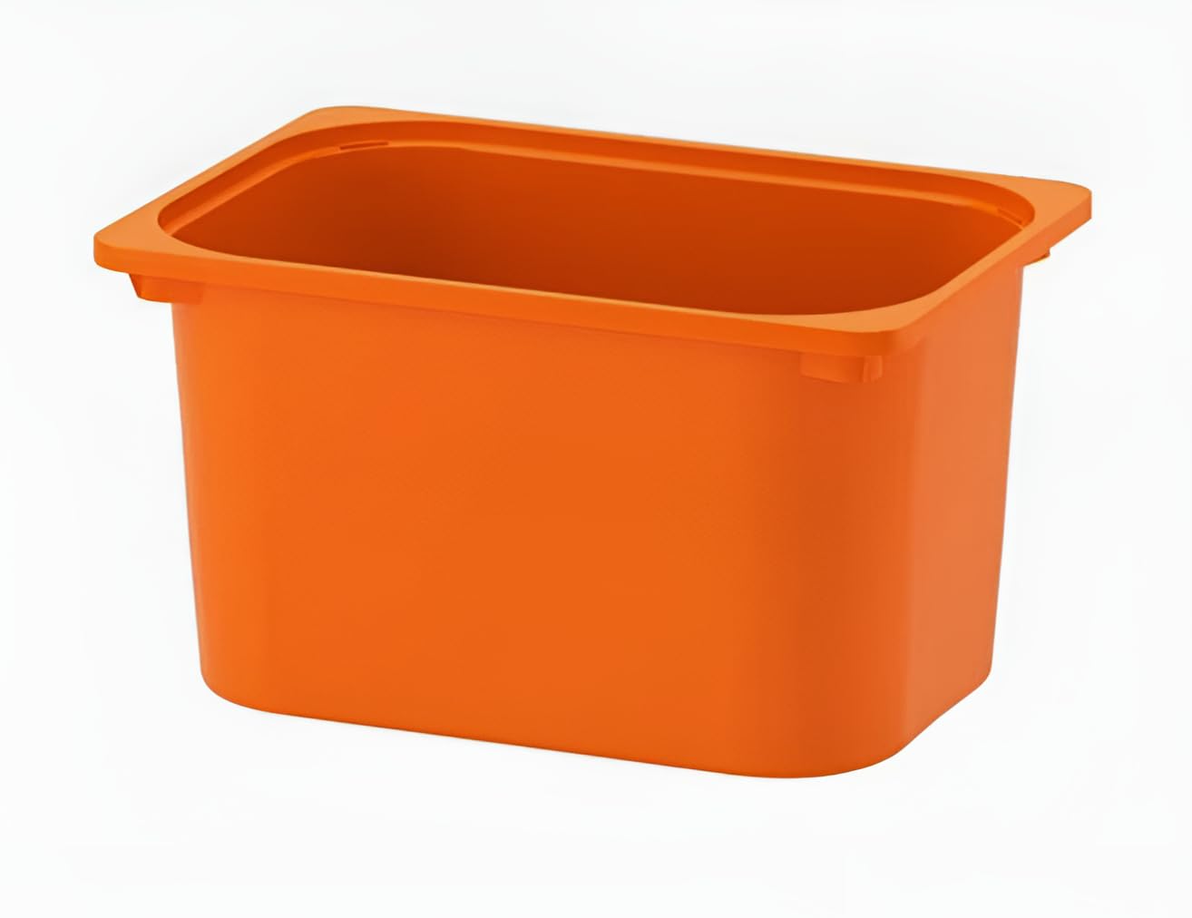 TROFAST Plastic Storage Box – 42 x 30 x 23 cm – Compatible with IKEA Storage Units. Best storage Idea for Toys. (Orange)