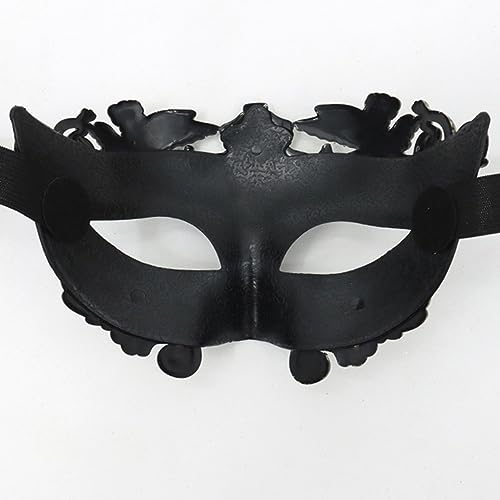 MFUOE Masquerade Mask for Men Roman Greek Mythological Ventian Mask for Halloween Christmas Mardi Mask (Black & Gold) - Image 4