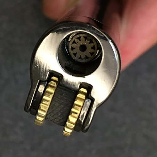 5 Pack Butane Torch Lighter Jet Flame Lockable Portable Adjustable Lighter with Fuel Visible Tank No Gas (5 Colors)